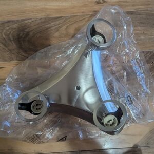 Silver Metal Triangular Light Fixture Base